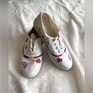 Anthropologie Soludos Marin Embroidered Sneakers